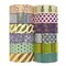Wrapables Washi Tapes Decorative Masking Tapes, Set of 12, ADSET61